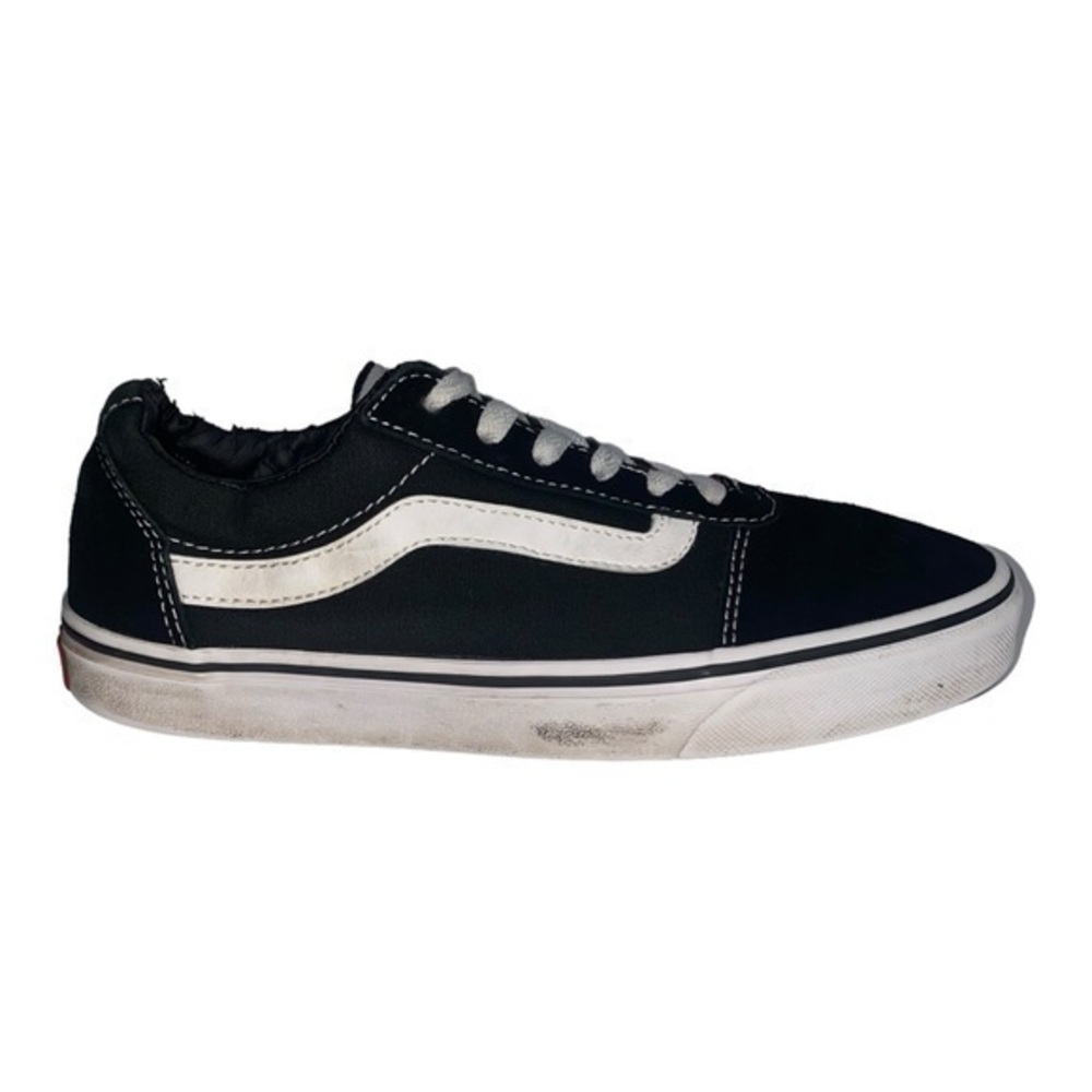 Van Women’s Old Skool Black and White Classic Low Top Skater Shoe Size 7.5